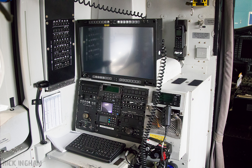 Winch Operators station on Sikorsky S-92A - G-MCGZ - Coast Guard