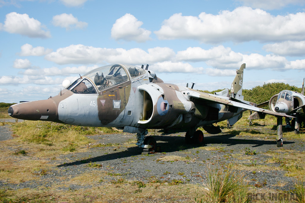 Hawker Siddeley Harrier T4 - XZ145/45 - RAF