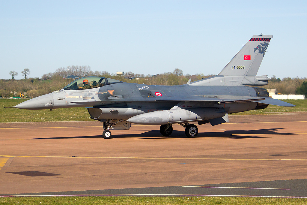 Lockheed Martin F-16C Fighting Falcon - 91-0008 - Turkish Air Force