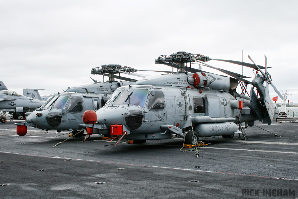 Sikorsky MH-60R Seahawk - 166558/712 + Sikorsky MH-60S Knighthawk - 167841/612 - US Navy