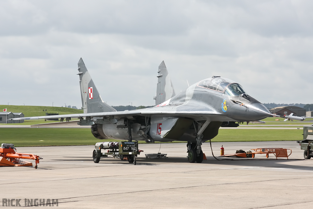Mikoyan-Gurevich MiG-29UB Fulcrum - 15 - Polish Air Force