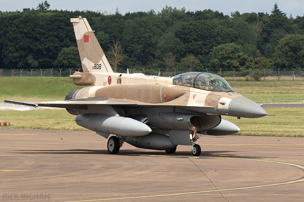 Lockheed Martin F-16D Fighting Falcon - 08-2018 - Moroccan Air Force