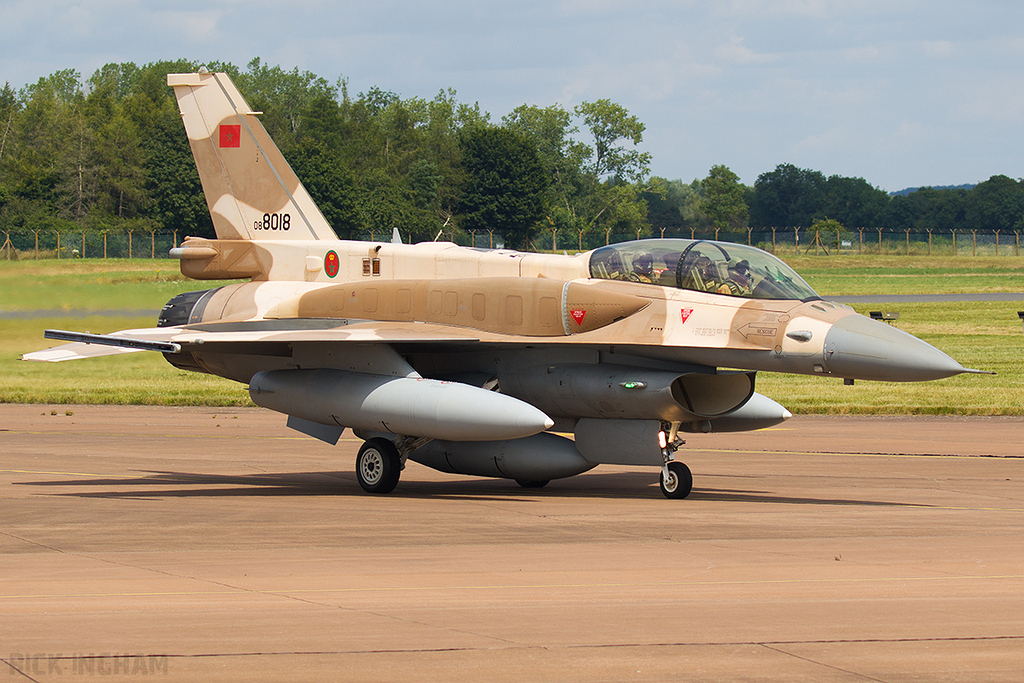 Lockheed Martin F-16D Fighting Falcon - 08-2018 - Moroccan Air Force
