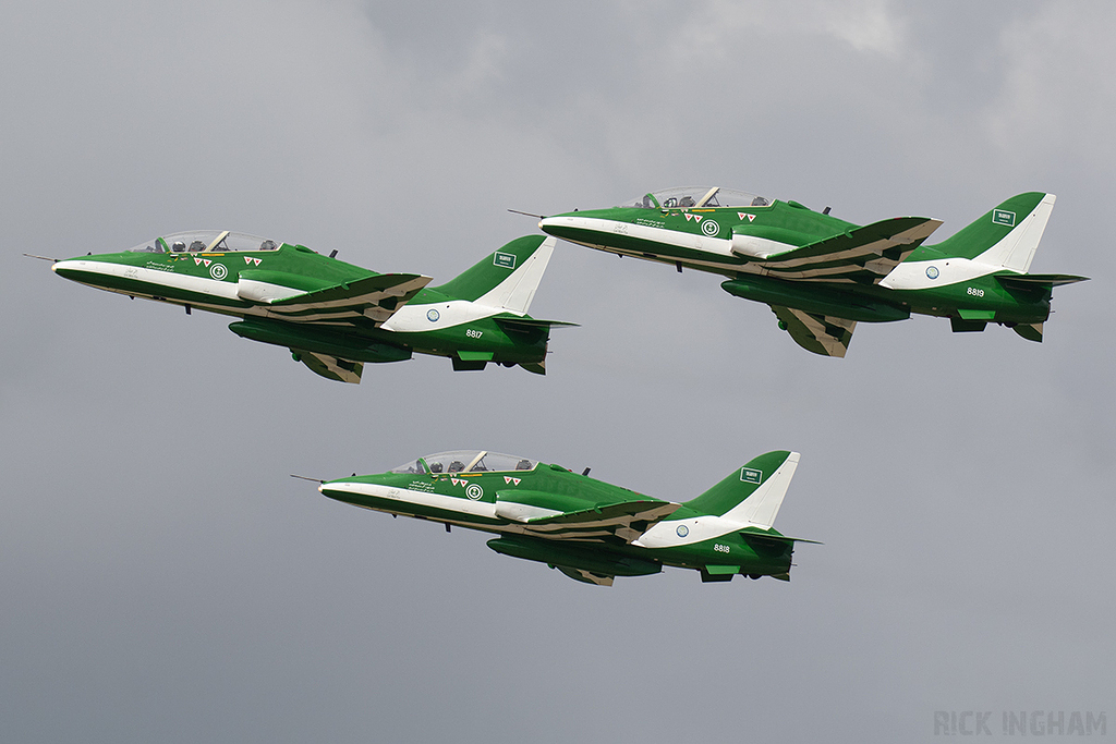 British Aerospace Hawk Mk65 - 8817 + 8818 + 8819 - Saudi Air Force | Saudi Hawks