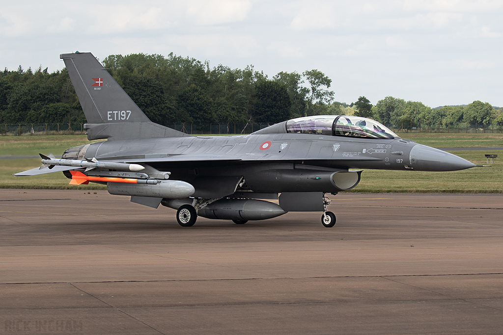 Lockheed Martin F-16BM Fighting Falcon - ET197 -Danish Air Force