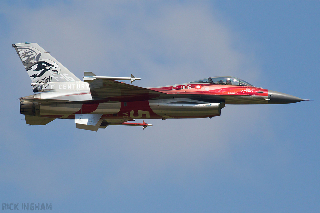 Lockheed Martin F-16AM Fighting Falcon - E-006 - Danish Air Force