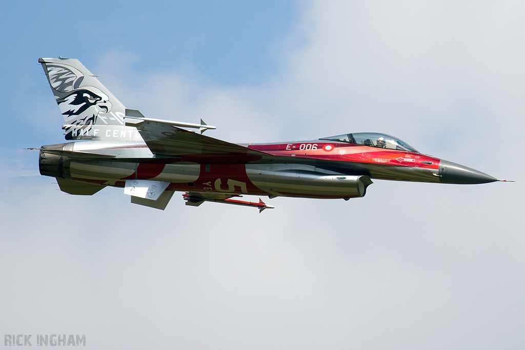 Lockheed Martin F-16AM Fighting Falcon - E-006 - Danish Air Force