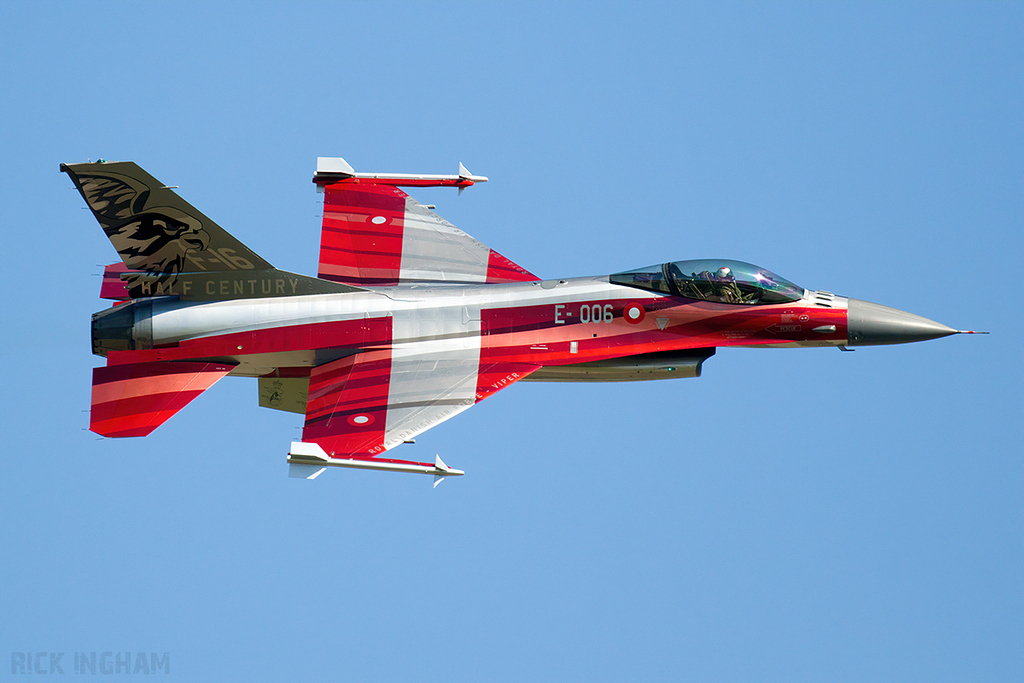 Lockheed Martin F-16AM Fighting Falcon - E-006 - Danish Air Force