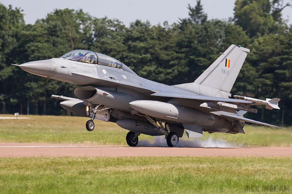 Lockheed Martin F-16D Fighting Falcon - FB-17 - Belgian Air Component