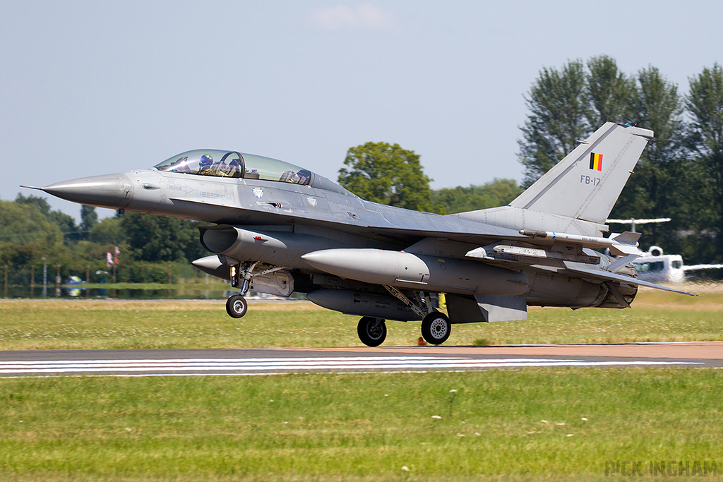Lockheed Martin F-16D Fighting Falcon - FB-17 - Belgian Air Component