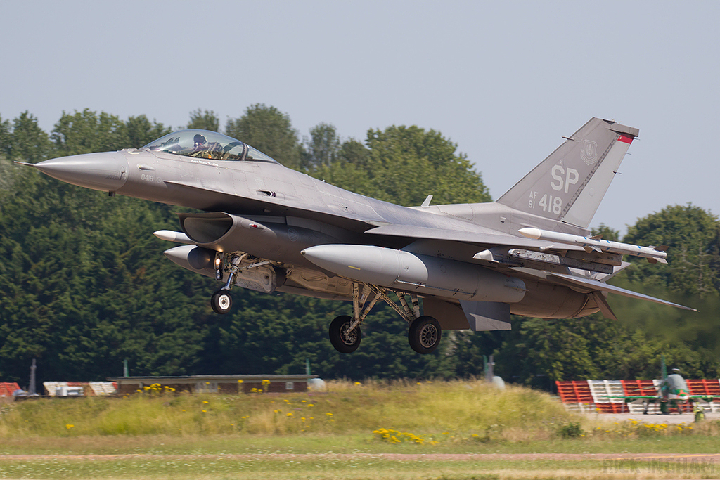 Lockheed Martin F-16C Fighting Falcon - 91-0418 - USAF