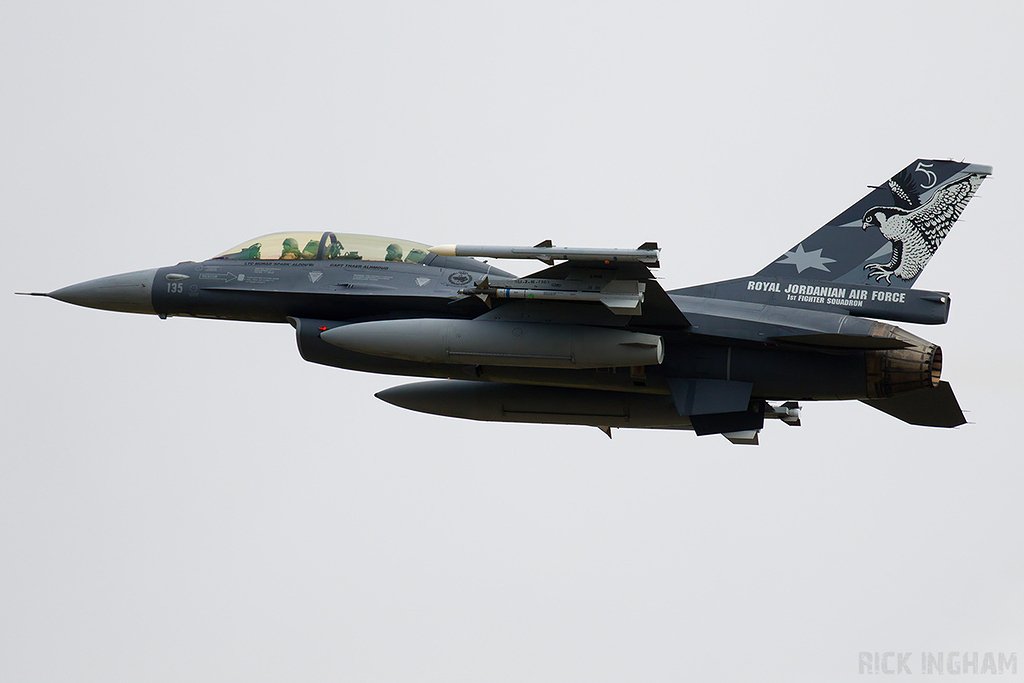 Lockheed Martin F-16BM Fighting Falcon - 135 - Jordanian Air Force