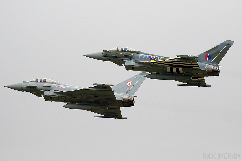 Eurofighter Typhoon FGR4 -  ZJ913 + ZJ917 - RAF