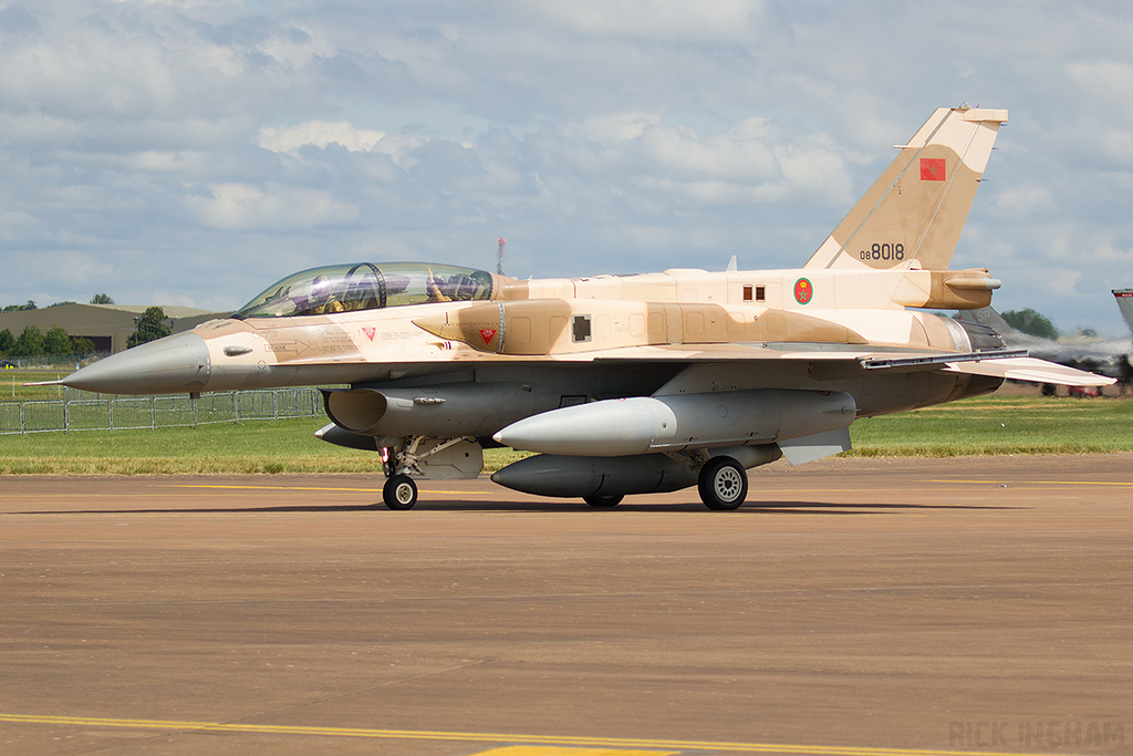 Lockheed Martin F-16D Fighting Falcon - 08-2018 - Moroccan Air Force
