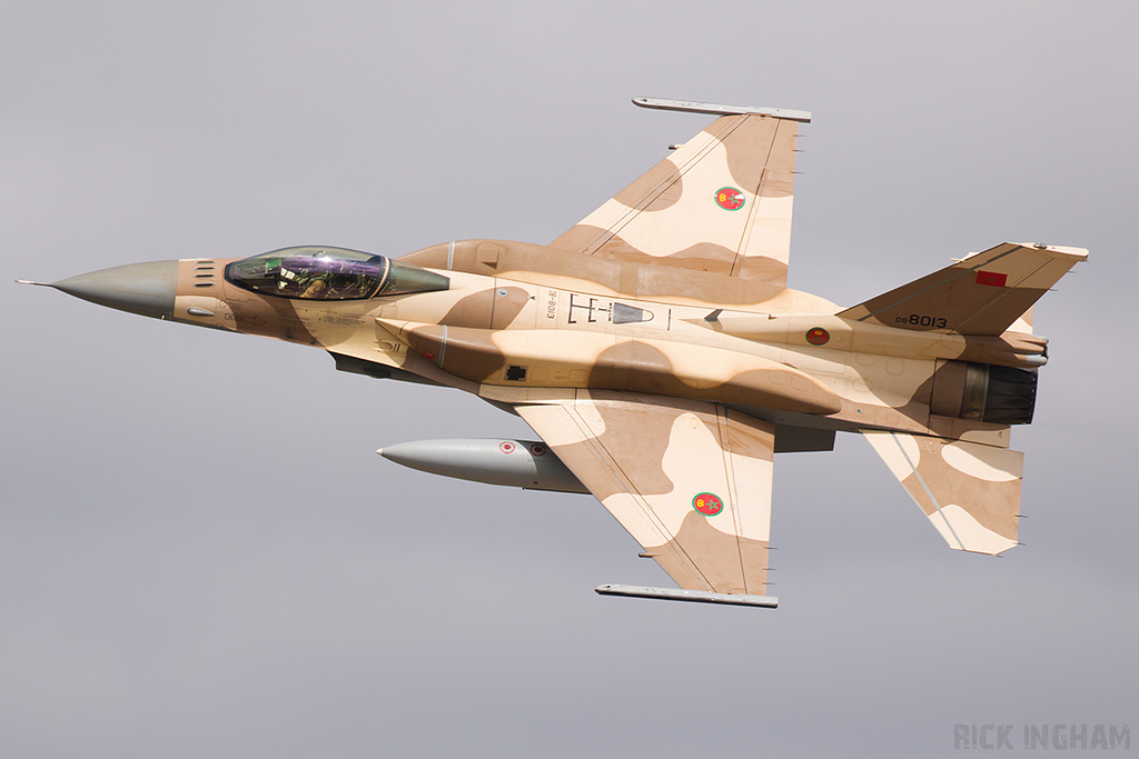 Lockheed Martin F-16C Fighting Falcon - 08-2013 - Moroccan Air Force