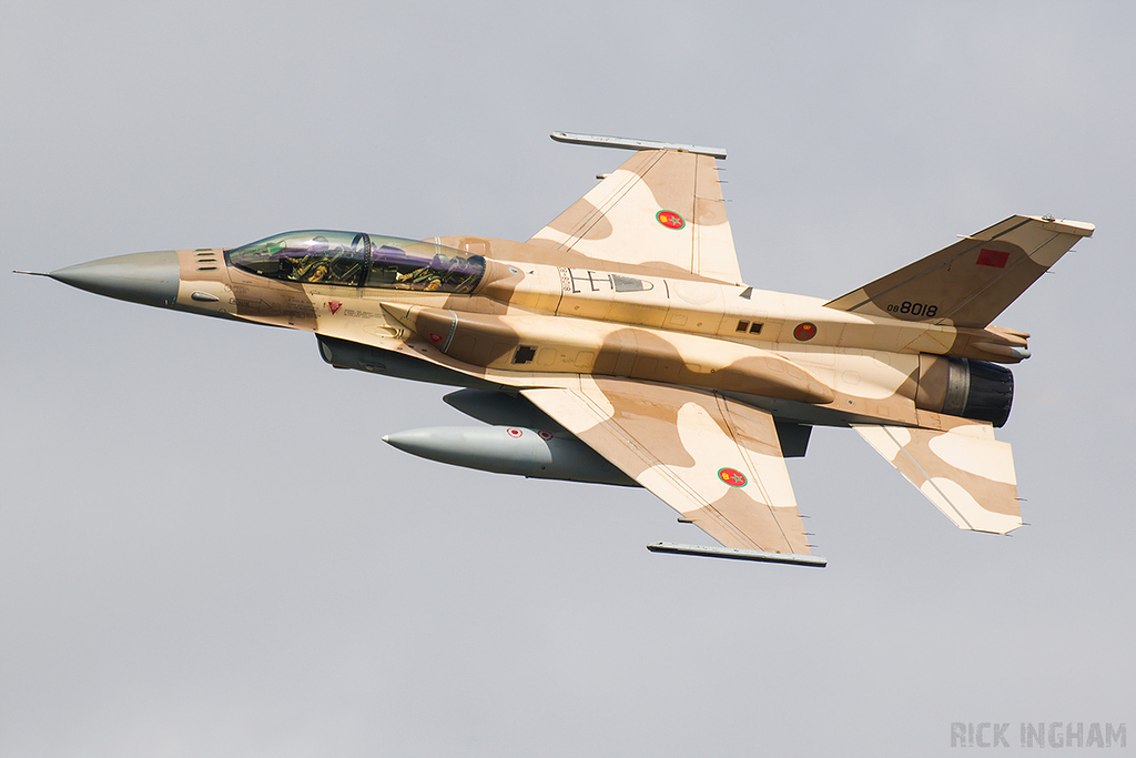 Lockheed Martin F-16D Fighting Falcon - 08-2018 - Moroccan Air Force