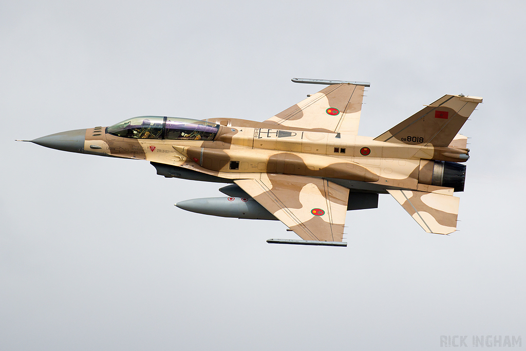 Lockheed Martin F-16D Fighting Falcon - 08-2018 - Moroccan Air Force