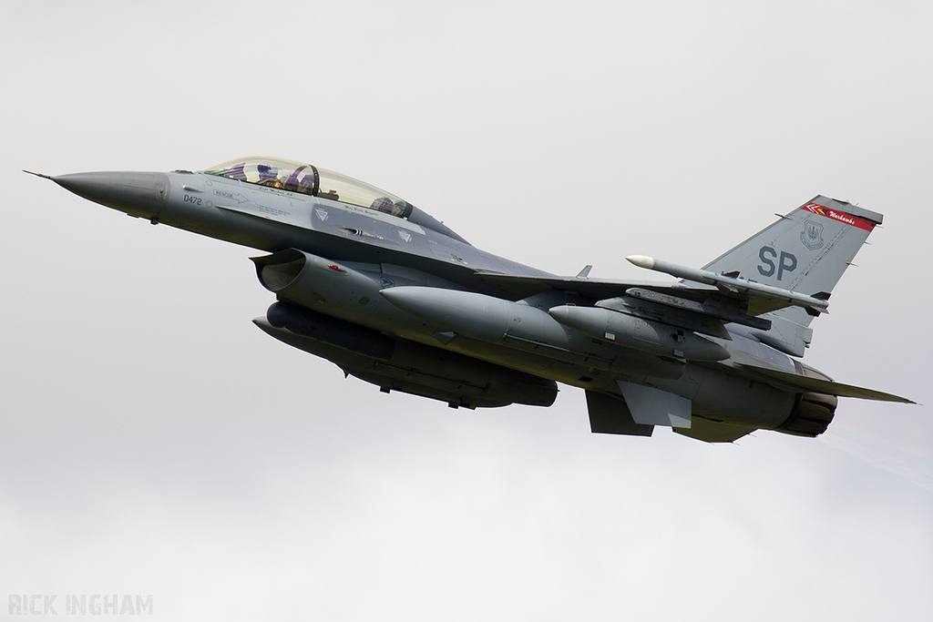 Lockheed Martin F-16D Fighting Falcon - 91-0472 - USAF