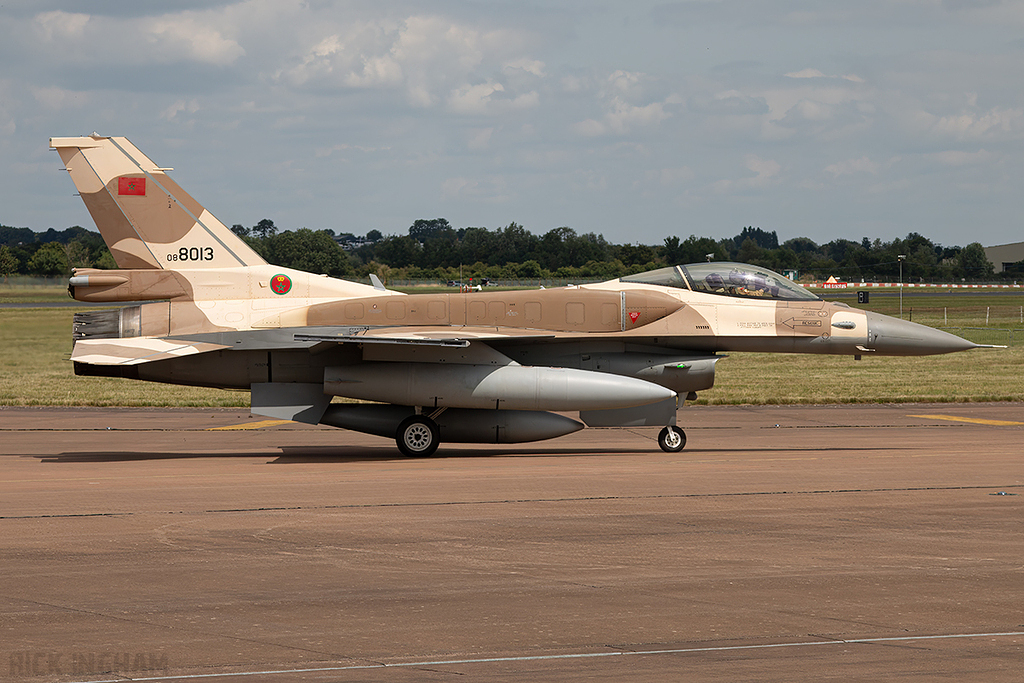 Lockheed Martin F-16C Fighting Falcon - 08-2013 - Moroccan Air Force