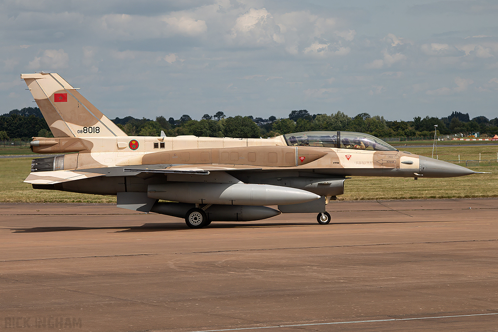Lockheed Martin F-16D Fighting Falcon - 08-2018 - Moroccan Air Force