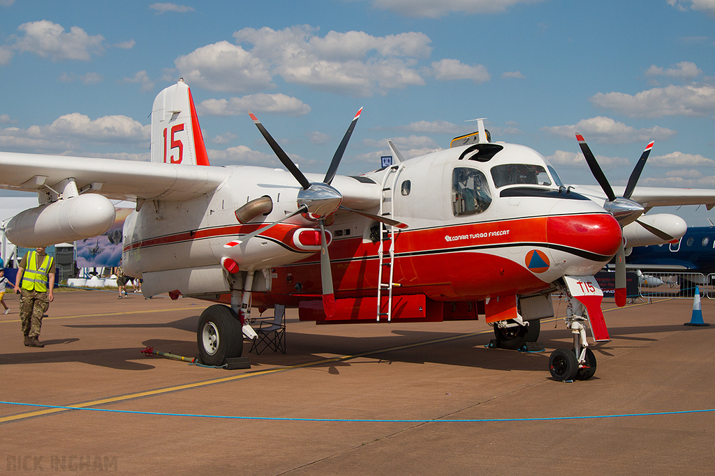 Grumman TS-2F Turbo Firecat - F-AYFT - Securite Civile