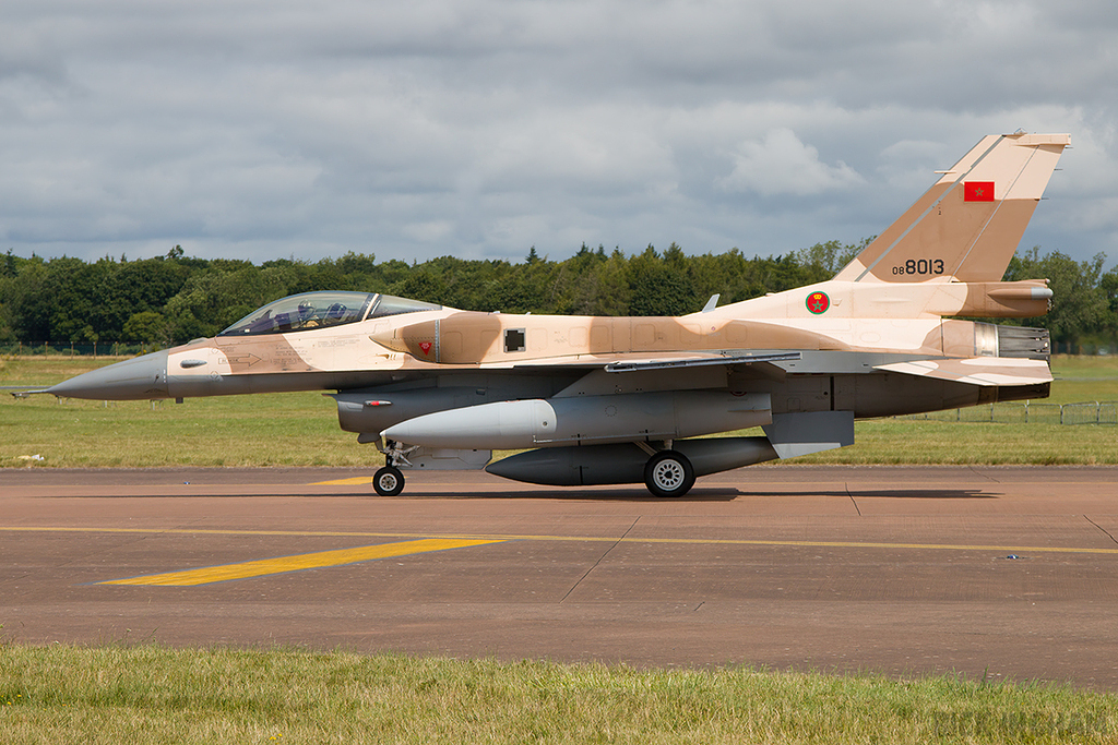Lockheed Martin F-16C Fighting Falcon - 08-2013 - Moroccan Air Force,