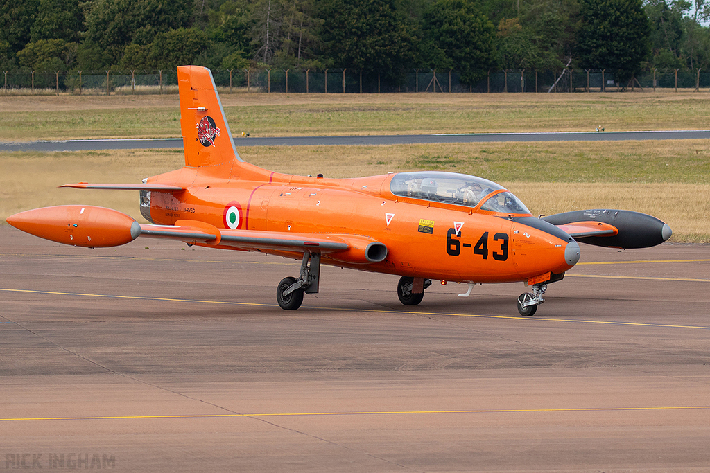 Aermacchi MB-326E - MM54168 / 6-43 (I-RVEG) - Italian Air Force
