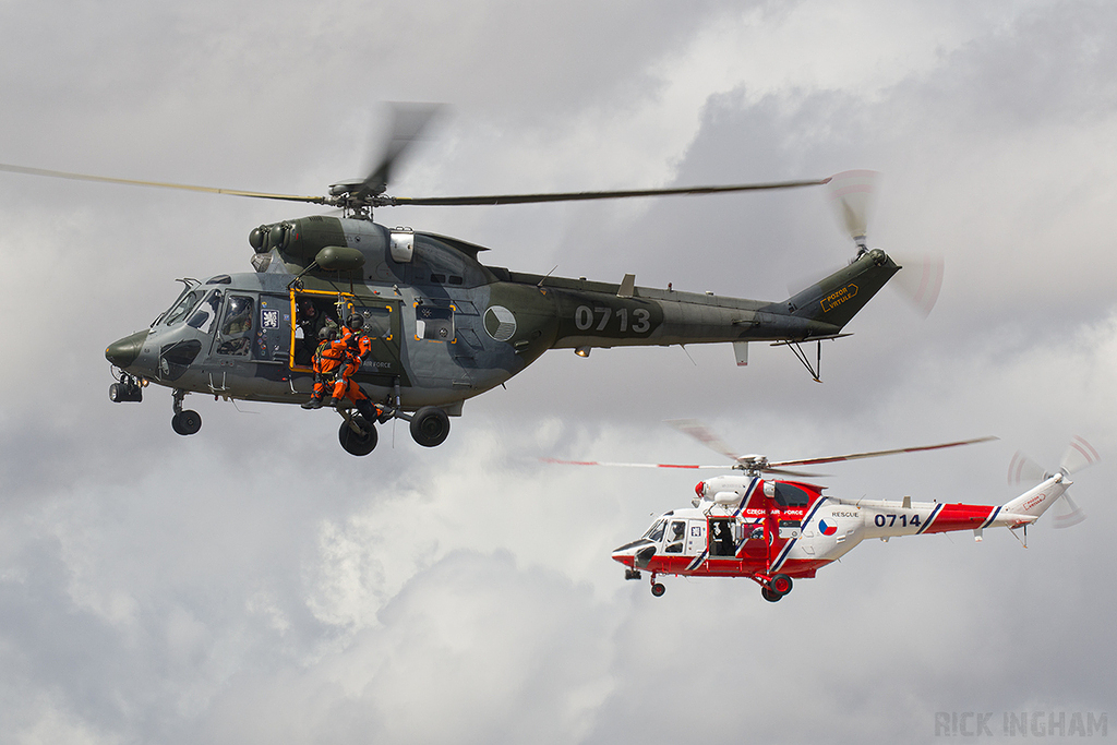 PZL-Swidnik W-3A Sokol - 0713 + 0714 - Czech Air Force