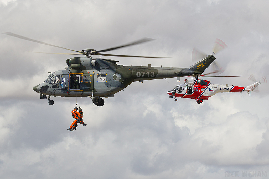 PZL-Swidnik W-3A Sokol - 0713 + 0714 - Czech Air Force