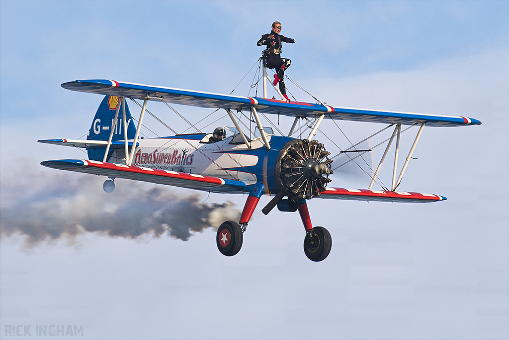 Boeing A-75N1 Stearman - G-IIIY - AeroSuperBatics
