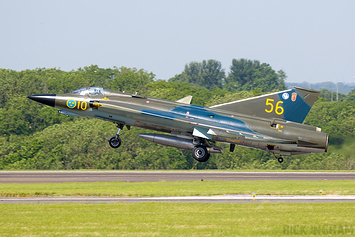 Saab Sk35J Draken - 35556 / SE-DXR - Swedish Air Force