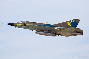 Saab Sk35J Draken - 35556 / SE-DXR - Swedish Air Force