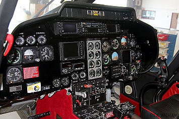Cockpit of Agusta A109A II - G-RBCA