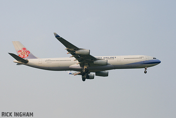 Airbus A340-313X - B-18802 - China Airlines