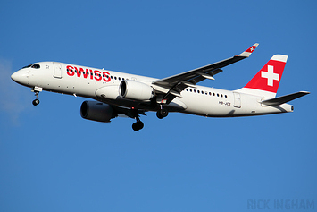 Airbus A220-300 - HB-JCE - Swiss Airlines
