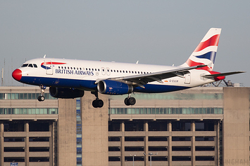 Airbus A320-232 - G-EUUR - British Airways