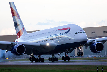 Airbus A380-841 - G-XLEH - British Airways