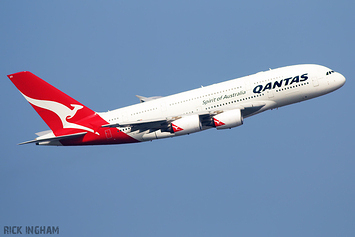 Airbus A380-842 - VH-OQG - Qantas Airways
