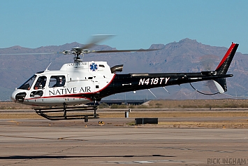 Eurocopter AS350 Squirrel - N418TY - Native Air
