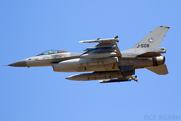 Lockheed Martin F-16AM Fighting Falcon - J-508 - RNLAF