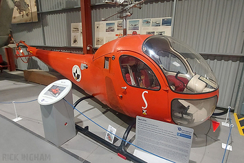 Bell 47H - OO-SHW / G-AZYB - Belgian Antarctic Surveys